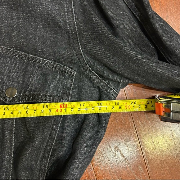 $498 Veronica Beard Washed Onyx Annie Denim Cargo Jumpsuit Size large - Picture 12 of 15